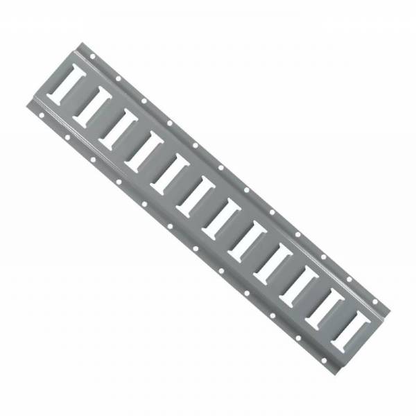 5' Gray Painted Horizontal Series E-Track
