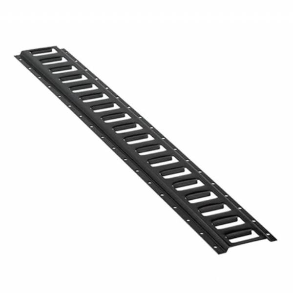 10' Horizontal Black Painted E-Track