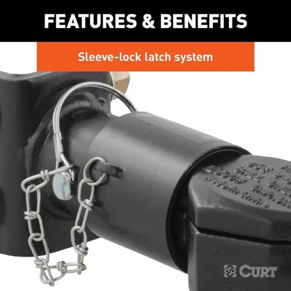 12500 lbs. 2-5/16" Ball Channel Mount Adjustable Coupler #3