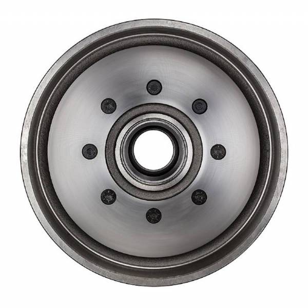 7000 lbs. 8 on 6-1/2" Bolt Pattern 12" Pre-Greased Brake Drum Kit with 1/2" Lug Studs #4