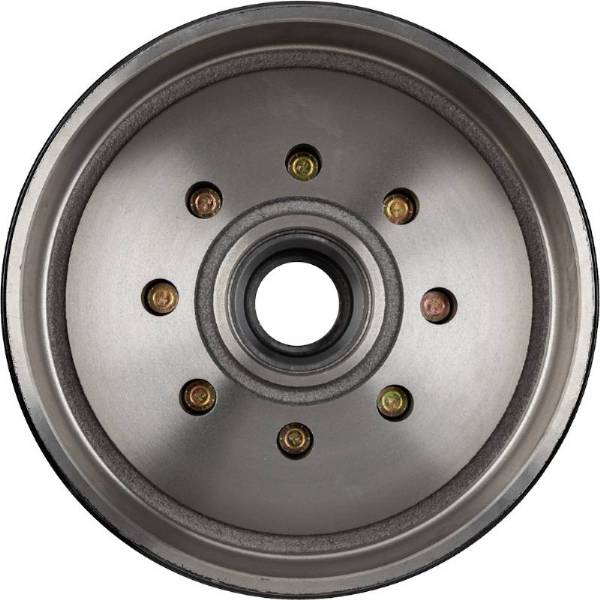 7000 lbs. 8 on 6-1/2" Bolt Pattern 12" Brake Drum with 1/2" Lug Studs #4