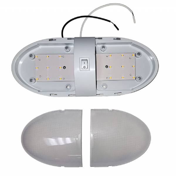 18 LED Double Dome Interior Light with Switch #2