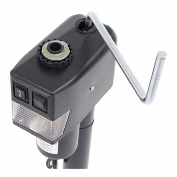 3500 lbs. Black A-frame Electric Tongue Jack #3