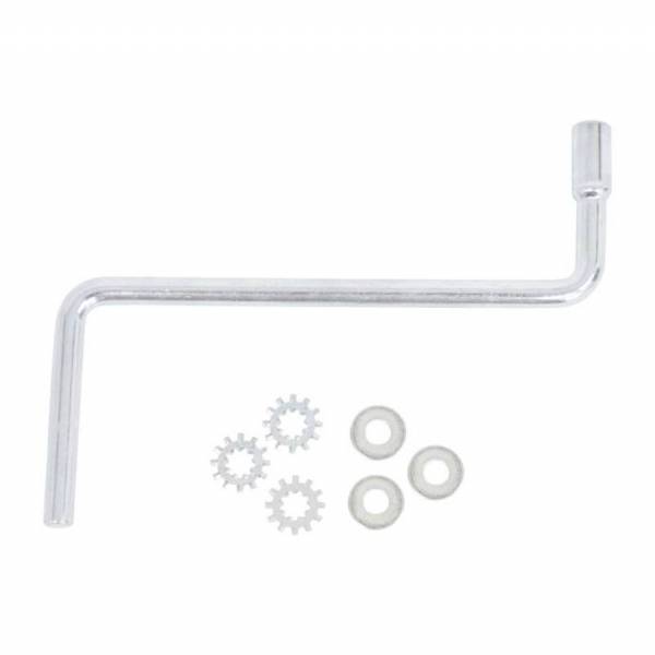 3500 lbs. White A-frame Electric Tongue Jack #6