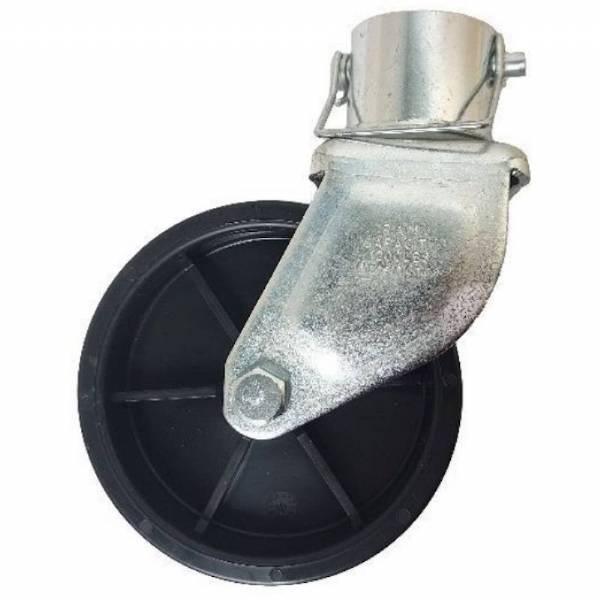 6" Removable Poly Caster Wheel with Pin