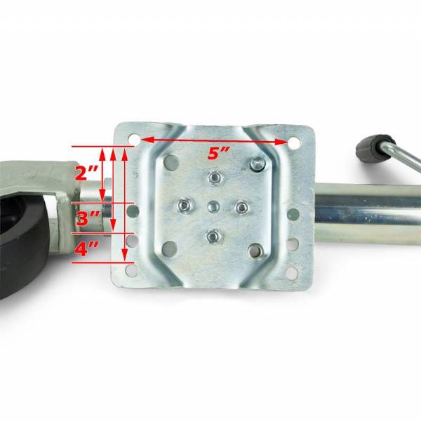 1500 lbs. Sidewind Bolt-on Marine Swivel Jack with 8-inch Wheel #6
