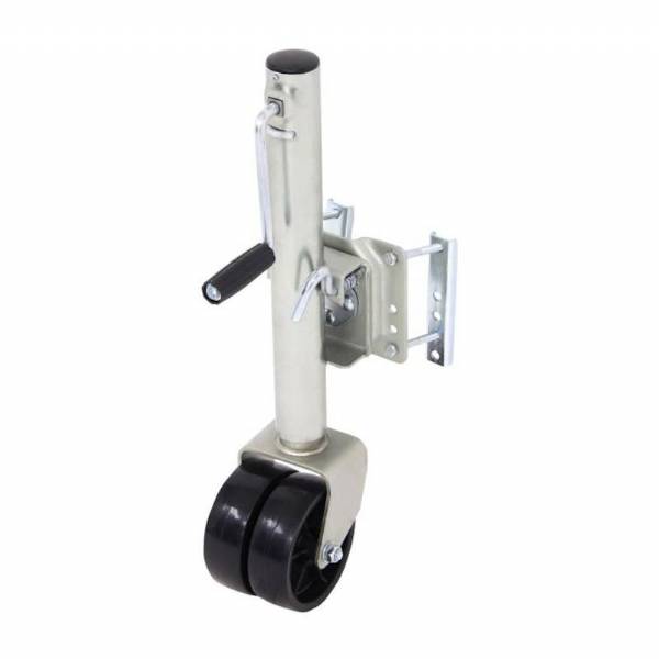 1500 lbs. Sidewind Bolt-on Marine Swivel Jack with Dual 6-inch Wheels