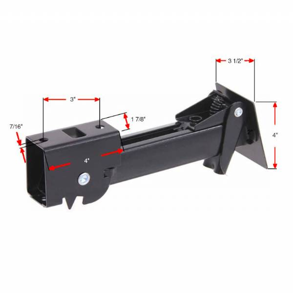 1000 lbs. Fold Down Telescoping Stabilizer Jack #6