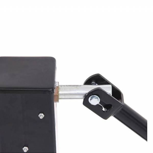 12000 lbs. Weld-On Side-wind Jack with Spring Return Drop Leg #3