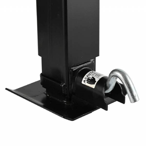 12000 lbs. Weld-On Side-wind Jack with Spring Return Drop Leg #4