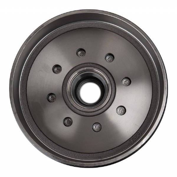 7000 lbs. 8 on 6-1/2" Bolt Pattern 12" Pre-Greased Brake Drum Kit with 9/16" Lug Studs #4