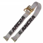 2" x 16' Gray Ratchet Strap with E-Track Fittings