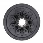 7000 lbs. 8 on 6-1/2" Bolt Pattern 12" Brake Drum with 1/2" Lug Studs