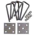1-1/2" x 1-1/2" Square Tube Axle Mounting Kit