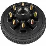 7000 lbs. 8 on 6-1/2" Bolt Pattern 12" Brake Drum with 9/16" Lug Studs